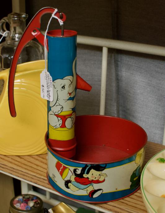 1950’s tin sandbox toy water pump