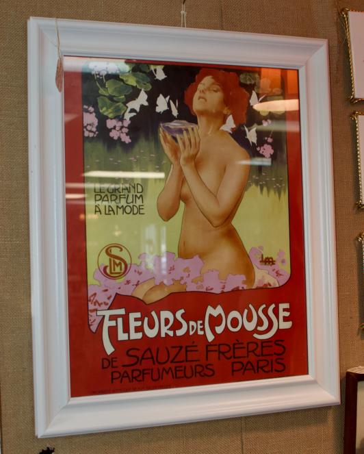 Framed Fleurs de Mousse poster