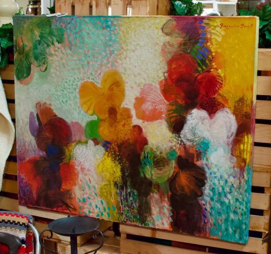 Original oil by Galust Darbinjan ‘Oriental Zethium’