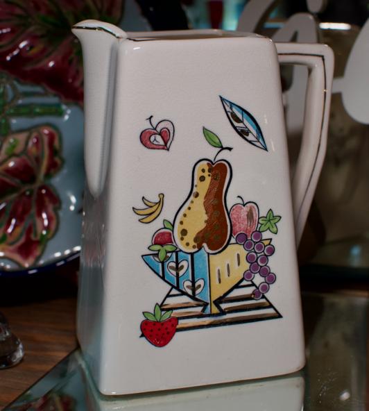 Vintage pitcher - fruit