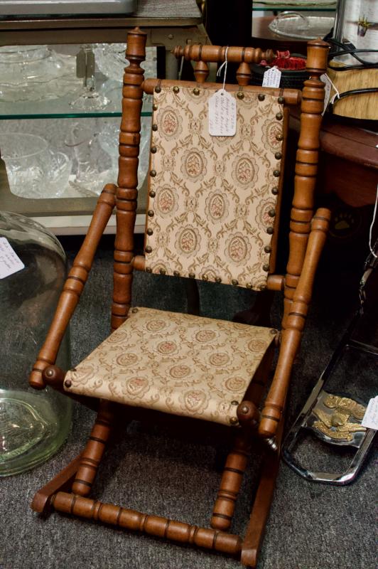 Antique maple child’s rocker circa 1870s