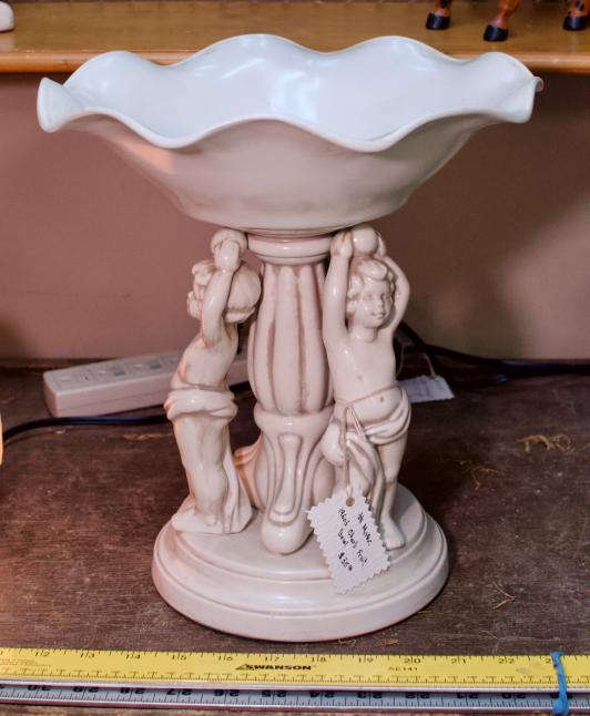 1960s cherub fruit bowl
