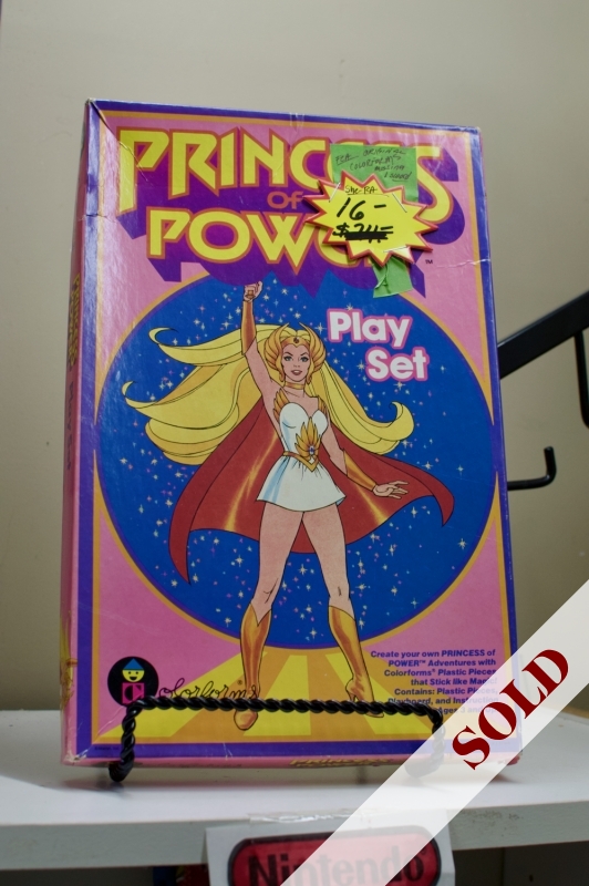 Princess of power colorforms play set