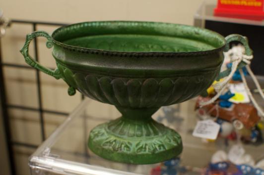 Bronze Roman planter