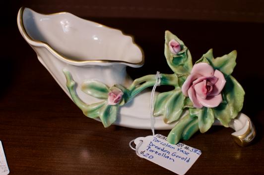 Porcelain vase - Dresden Gerrold porcelain