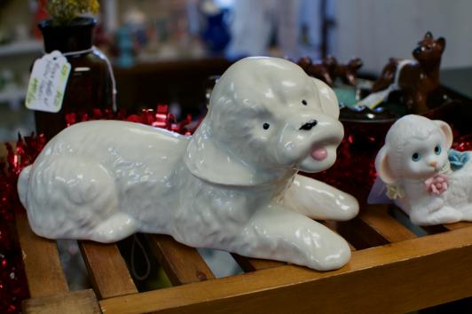 “Laying Poodle” by local artisan