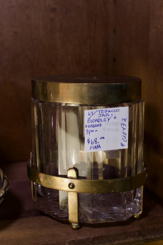 Tobacco jar - Bradley & Hubbard 3pc