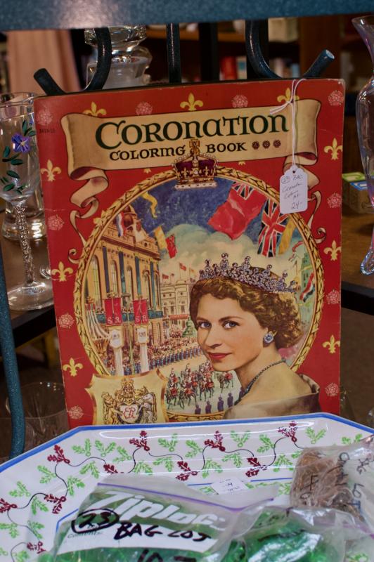 Coronation coloring book