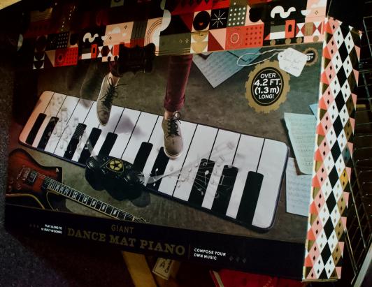 FAO Schwarz giant dance mat piano