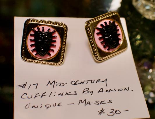 Mid century cufflinks by Anson