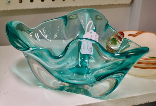 Teal bowl