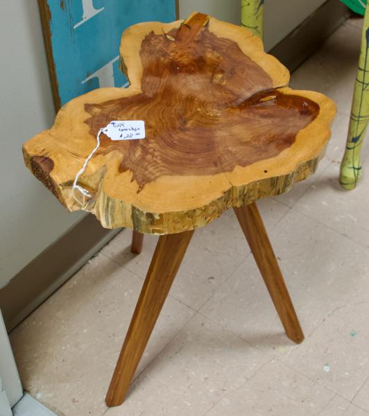 Live edge small table