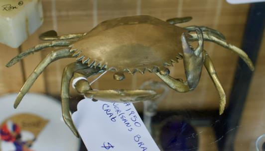 Norleans brass crab