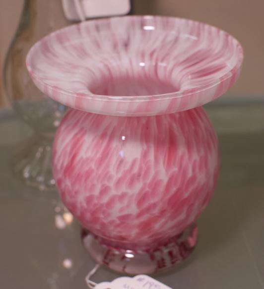 Murano Lavorazione art glass - pink