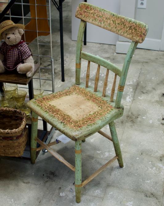 Handmade Amish stair step basket