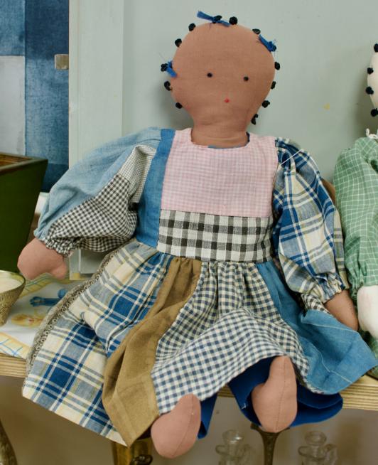 Vintage folk art doll