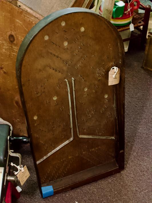 Bagatelle game - balls inside.