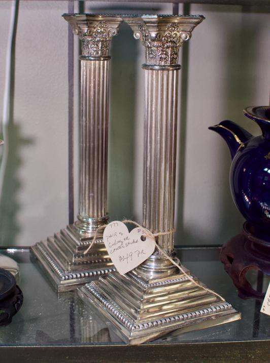 Pair of Godinger candlesticks
