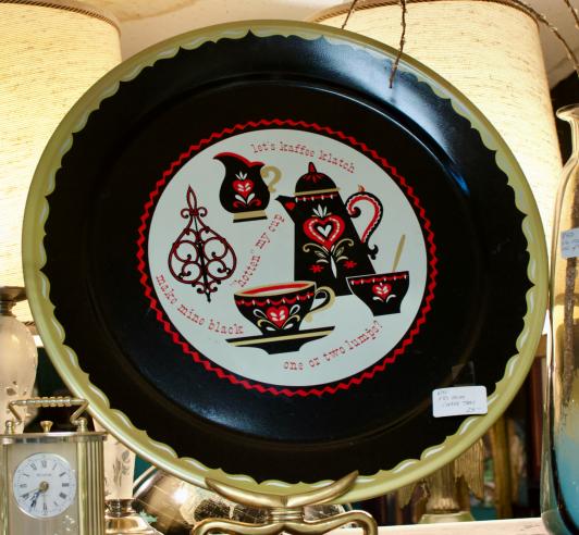 Vintage MCM coffee tray