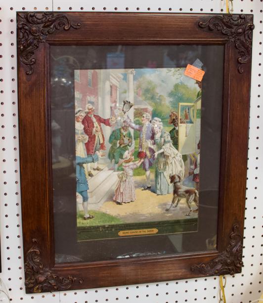 “Homecoming of the Bride” litho - 1906