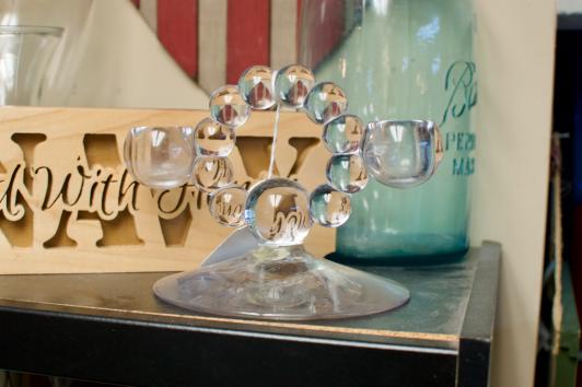 Candlewick candle holder