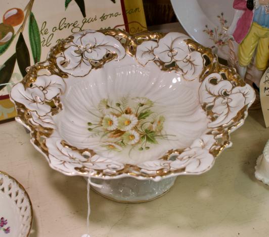 Antique flower bowl
