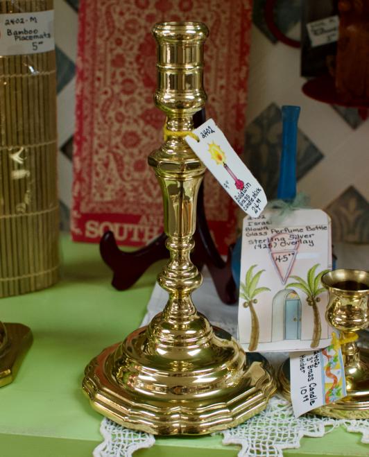 Baldwin brass candlestick