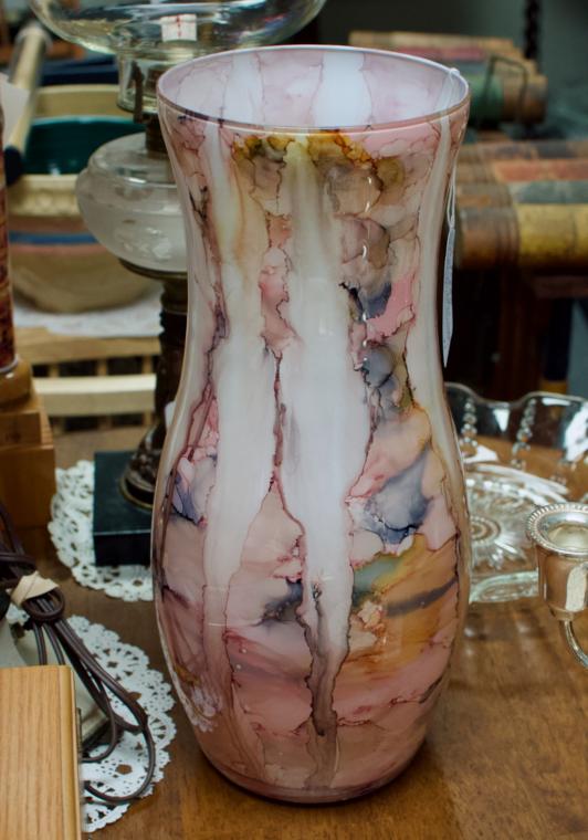 Franco Designs art glass vase