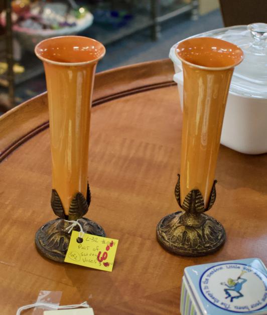 Pair of swung vases