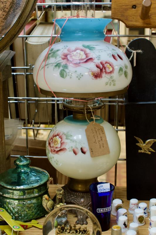 Circa 1880-1910 Victorian parlor oil lamp