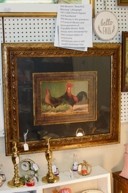 Rooster & hen picture