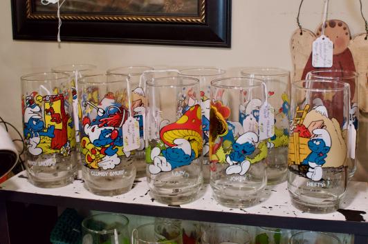 Smurf glasses