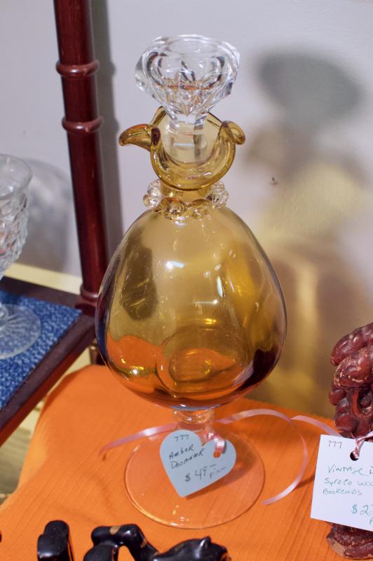 Amber decanter