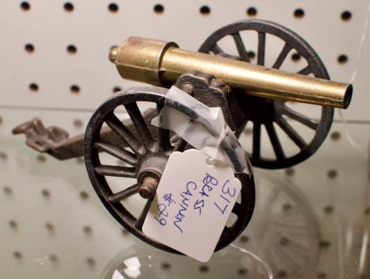 Brass cannon