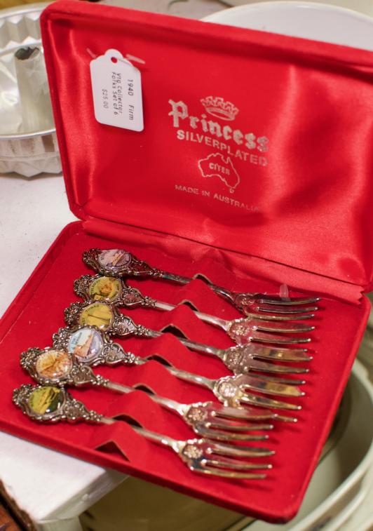Vintage collector forks set of 6