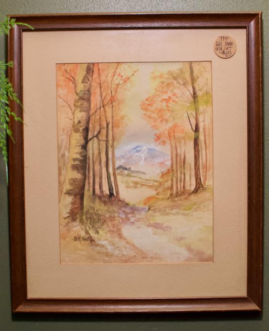 Fall mountain original art