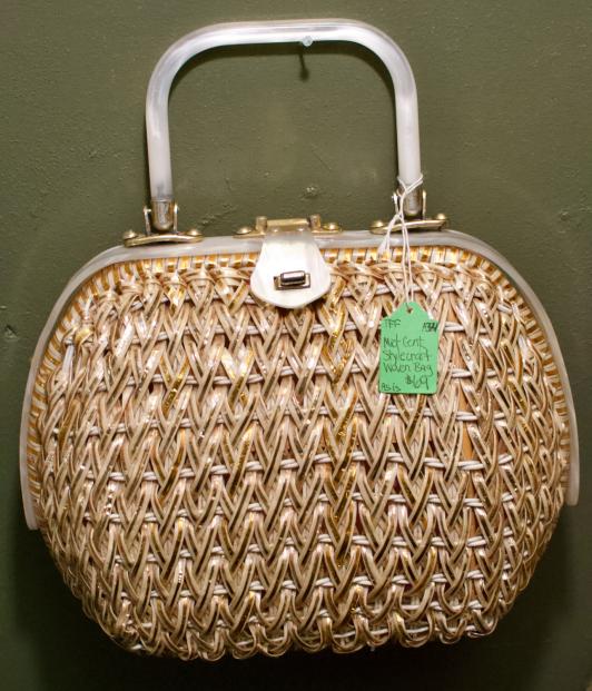 Mid century Stylecraft woven bag