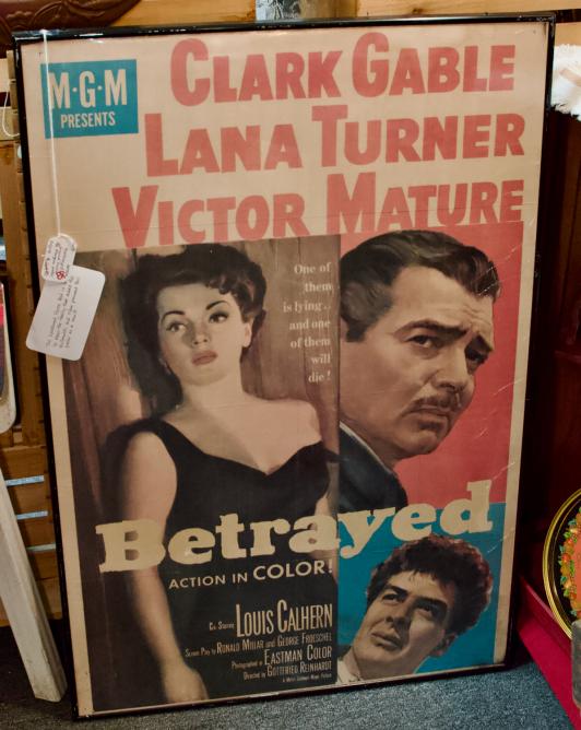 Betrayed - original movie marquee poster