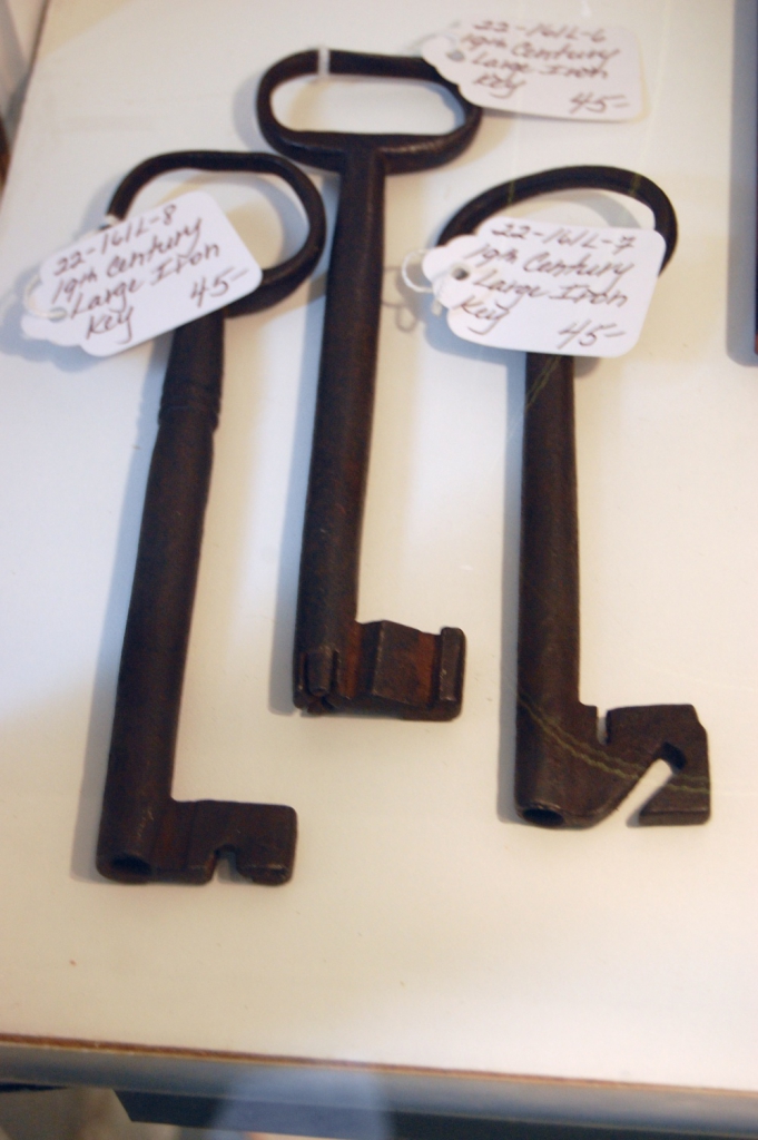 19th Century Large Iron Keys