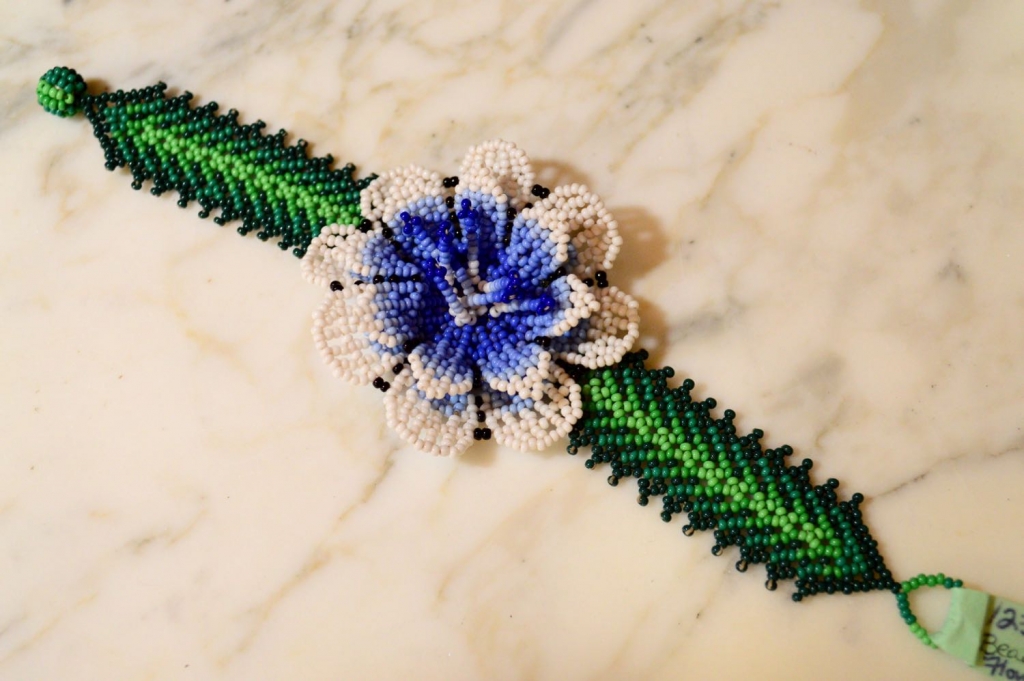 Beaded Flower Bracelet